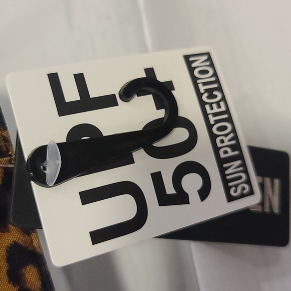 NWT Steve Madden animal print leopard nylon Printed bucket hat sun protection - Picture 4 of 5